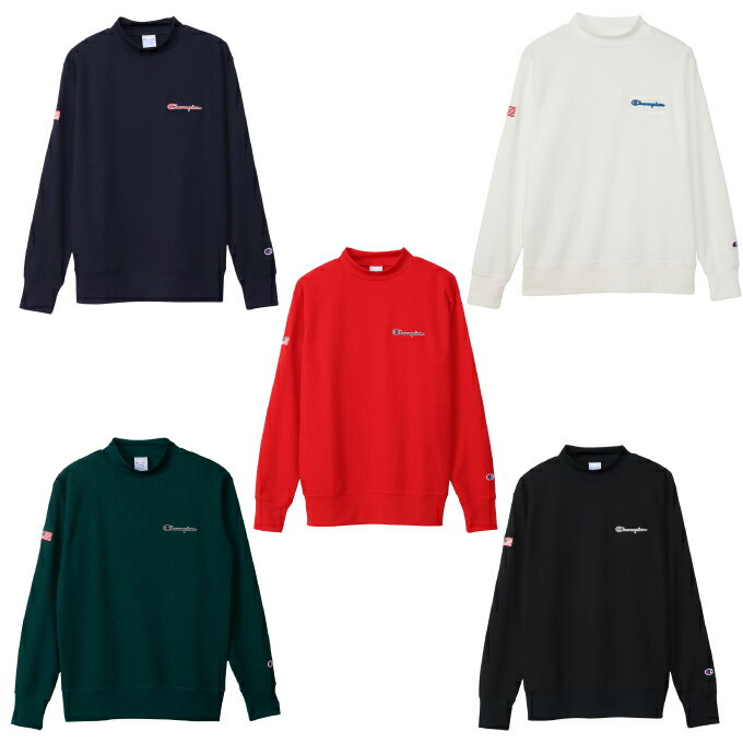 チャンピオン(Champion) ゴルフウェア 長袖シャツ メンズ ワッフルモックネック長袖シャツ C3-CG404 【2025年秋冬モデル】 od