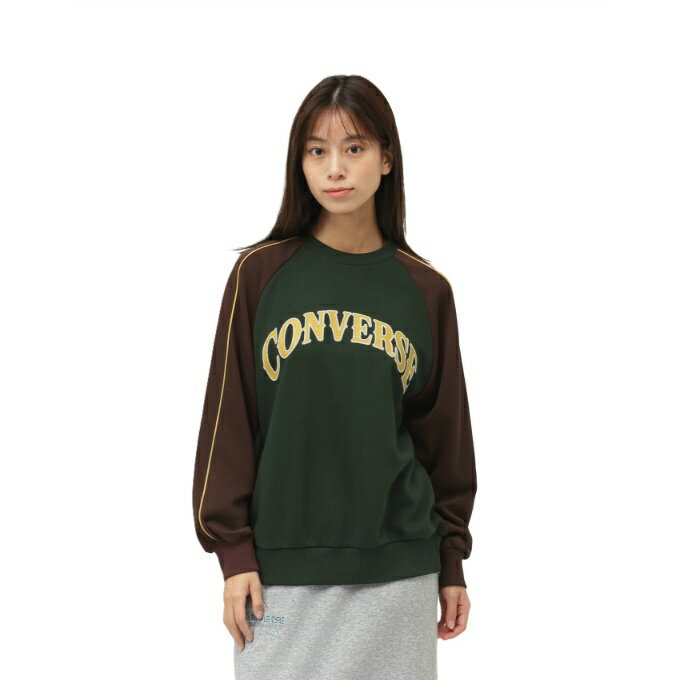 Ladies Wear - コンバース(CONVERSE) スウェットトレーナー レディース カラーブロック 裏毛クルースウェット 42200222 od