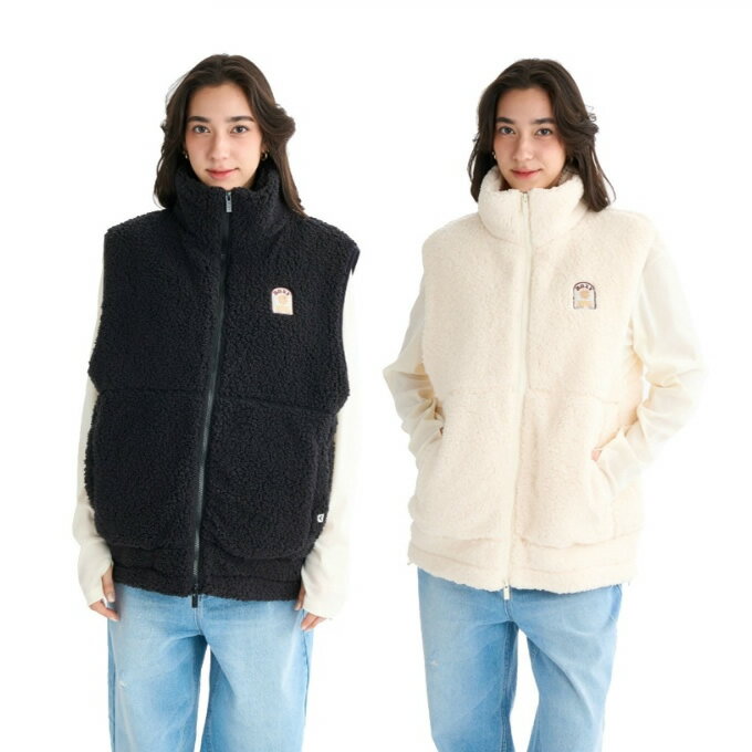 ロキシー(ROXY) ベスト レディース BELLIS 撥水ボア VS RJK254020 【国内正規品】 od(4.0)