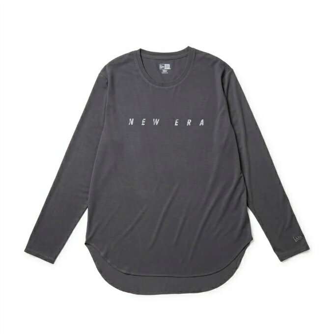 乐天商城 - ニューエラ(NEW ERA) Tシャツ 長袖 ラウンドヘム Tシャツ チャコールグレー 14674721 【国内正規品】