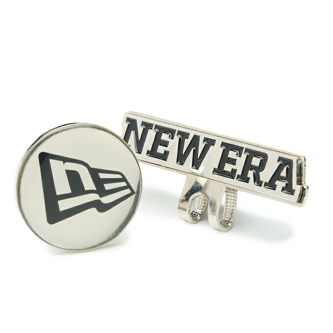 ニューエラ(NEW ERA) ゴルフ マーカー メンズ レディース BASIC MARKER WM FL SLV ...