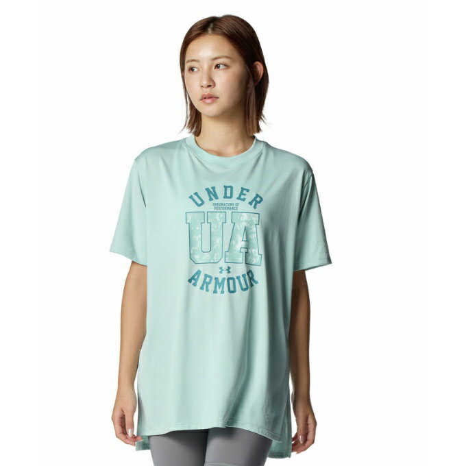 乐天商城 - アンダーアーマー(UNDER ARMOUR) Tシャツ 半袖 レディース UA TECH OVERSIZE T-SHIRT 6012608-477 od