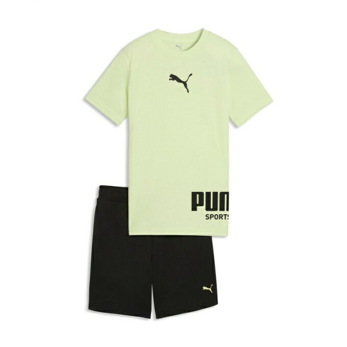 プーマ PUMA Tシャツ 上下セット ジュニア 上下セット Tショーツ グラフィック 694...