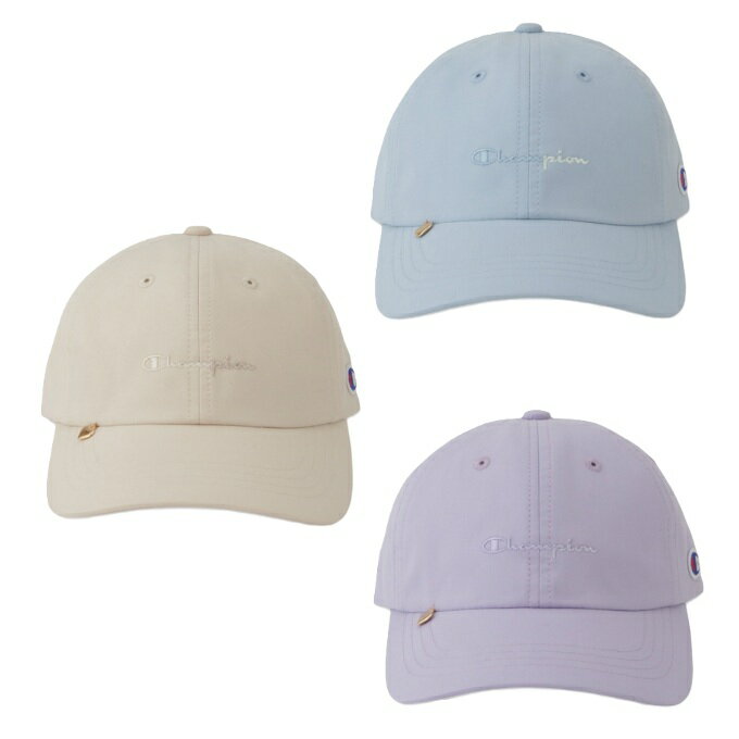 ベーシックなツイルキャップ。2色のグラデーションロゴも同色系で大人っぽいデザインです。 ゴールドのハートチャームが付いています。 ■カラー：サックス、パープル、ベージュ ■サイズ：横幅/20cm、高さ/11cm、奥行/24cm ※製品によって仕上りサイズに多少の誤差がありますのでご了承下さい。 ■重量：70g ■素材：綿100% ■原産国：中国 検索ワード：帽子 ぼうし cap