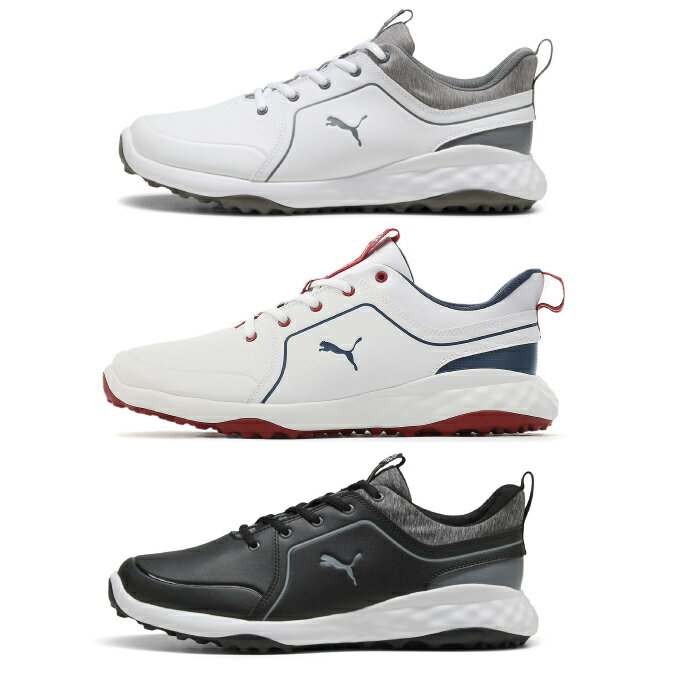 푸마(PUMA) 골프 슈즈 스파이클리스 맨즈 그립 퓨전 2.0 스파이클리스 슈즈 192990 [2026년 모델] od