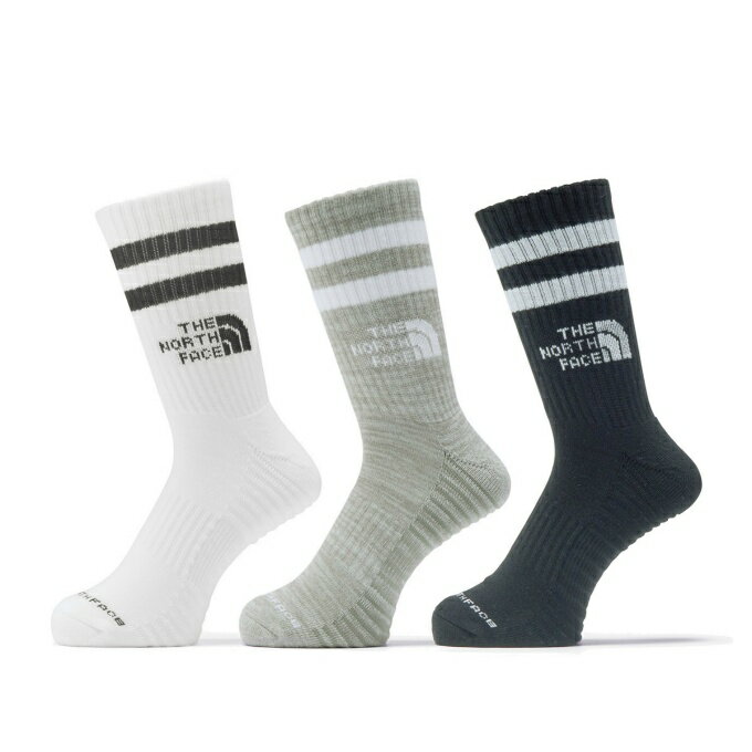乐天商城 - ザ・ノース・フェイス(THE NORTH FACE) ソックス メンズ レディース ランニング アンイーブン ドライ 3P クルー NN82604-MK 【国内正規品】 od