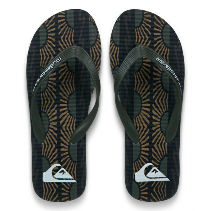 樂天商城 - クイックシルバー(QUIKSILVER) ビーチサンダル メンズ MOLOKAI ART 26 ビーチサンダル EQYL100082-CRE6 【国内正規品】 od