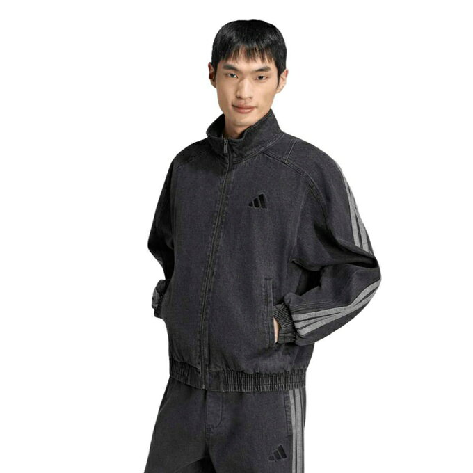 【メール便送料無料】アディダス(adidas) スウェットジャケット メンズ スタジアム ルーズフィット デニム トラックジャケット KV8344 KGJ38