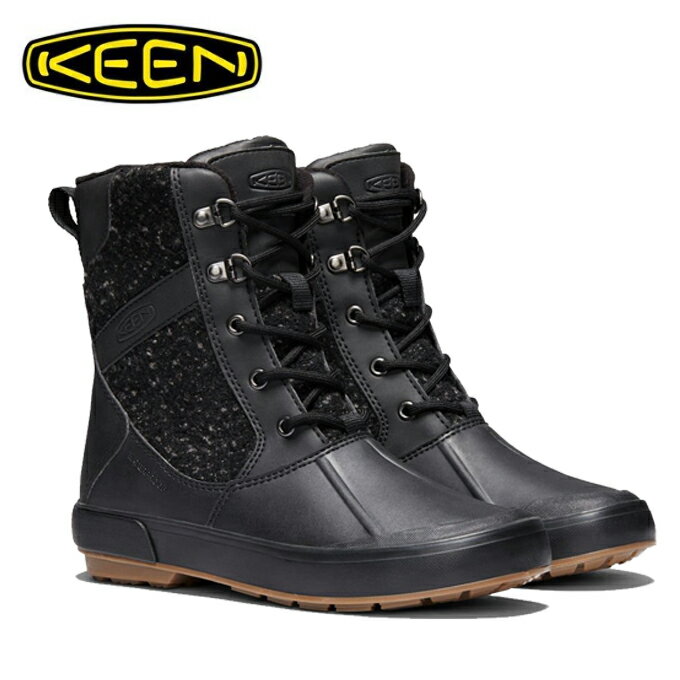 キーン KEEN スノーブーツ 冬靴 レディース ベレテア ウール ウォータープルーフ ウィンターブーツ 1019549 BK/RA run