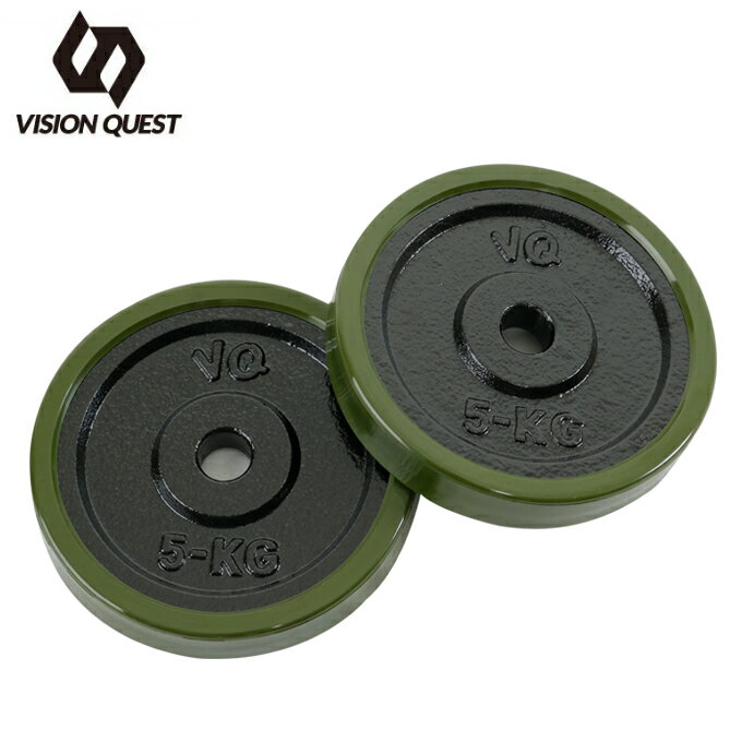 ビジョンクエスト VISION QUEST ダンベルウエイト カバー付きプレート 5.0Kg VQ580104I45 run