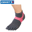 ザムスト ZAMST ショートソックス メンズ レディース AS-1機能ソックス 5本指 37635 【メール便可】 run