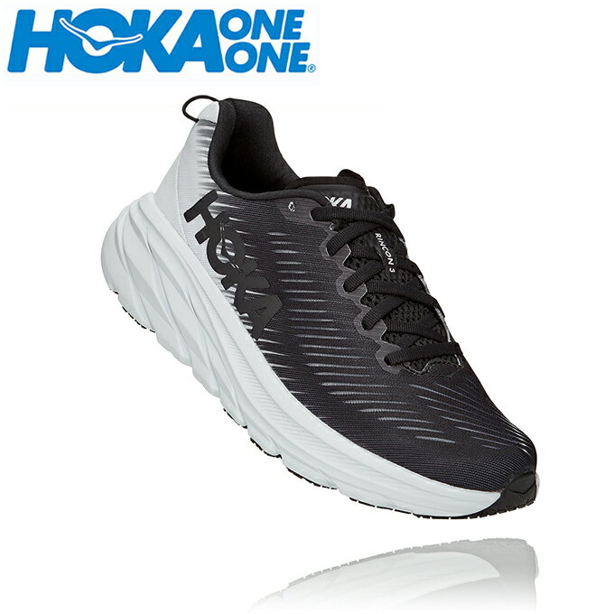 ホカオネオネ ランニングシューズ レディース リンコン3 ワイド RINCON 3 WIDE 1121371 BWHT 幅：ワイド/ワイズD相当 HOKA ONEONE run