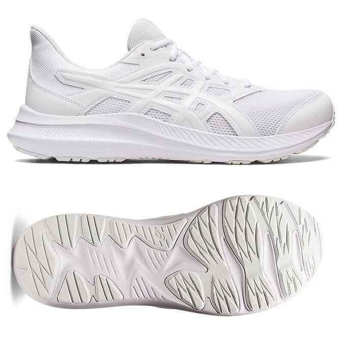 アシックス スニーカー 通学シューズ メンズ レディース JOLT 4 1011B602 100 asics 白色 runのサムネイル