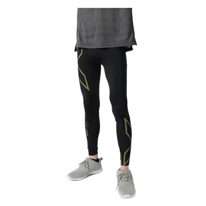 ツータイムズユー 2XU ロングタイツ メンズ Light Speed Compression Tights MA5305B【メール便可】 run