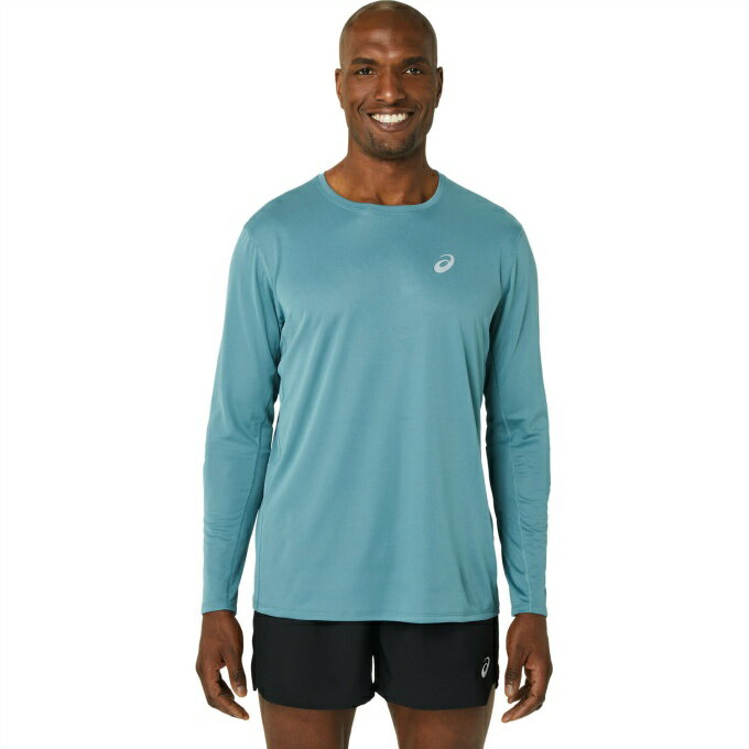 アシックス ランニングウェア Tシャツ 長袖 メンズ SILVER LS TOP 2011C350-406 asics 【メール便可】 run