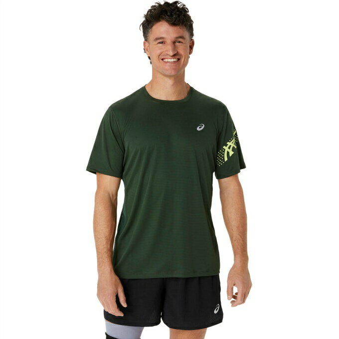 アシックス ランニングウェア Tシャツ 半袖 メンズ ICON SS TOP 2011C836-305 asics run