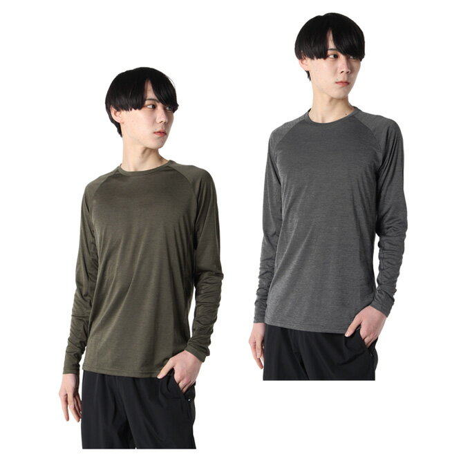 ビジョンクエスト VISION QUEST ランニングウェア Tシャツ 長袖 メンズ RUN LSメランジTシャツ VQ561003A01 run