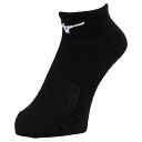 ミズノ アンクルソックス メンズ レディース レーシングソックス アンクル丈 滑り止め付 U2MXB01009 MIZUNO 【メール便可】 run