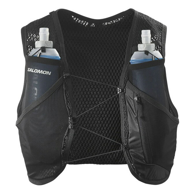 サロモン ランニング バックパック ACTIVE SKIN 4 ユニセックス ランニングベスト フラスク付 LC217820..