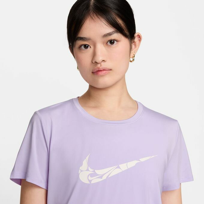 ナイキ ランニングウェア Tシャツ 半袖 レディース ワン スウッシュ ウィメンズ Dri-FIT ショートスリーブ ランニングトップ FN2619-512 NIKE 【メール便可】 run 3