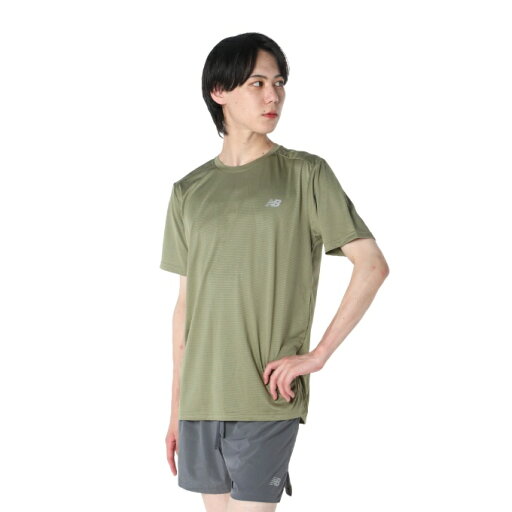 ニューバランス ランニングウェア Tシャツ 半袖 メンズ ESS ランショートスリーブTシャツ MT41222 DEK new balance 【メール便可】 run ニューバランス ランニングウェア Tシャツ 半袖 メンズ ESS ランショートスリーブTシャツ MT41222 DEK new balance 【メール便可】 run
