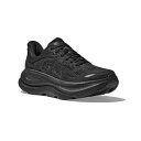 ホカ HOKA ランニングシューズ メンズ ボンダイ 9 1162011-BBLC ジョギングシューズ 黒 ブラック ランシュー run