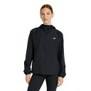ニューバランス ウインドブレーカー ジャケット レディース ESS ウーブンフーデッドJK WO51200 BK new balance run