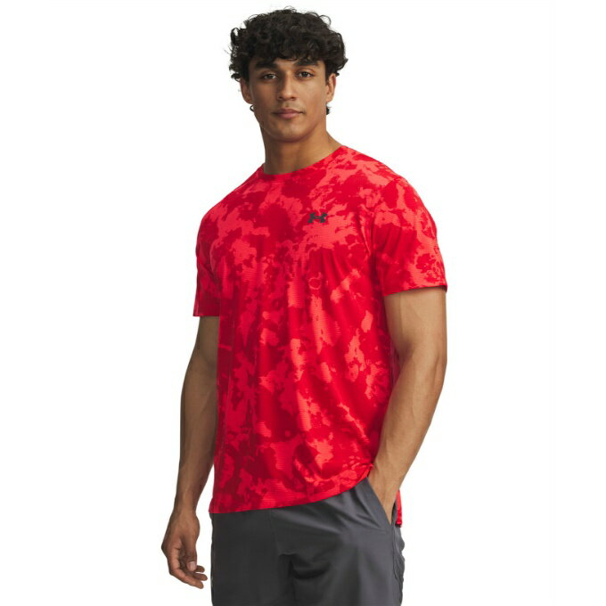 【メール便送料無料】アンダーアーマー(UNDER ARMOUR) ランニングウェア Tシャツ 半袖 メンズ UA LAUNCH PRINTED SHORT SLEEVE T-SHIRT 6006110-713 run