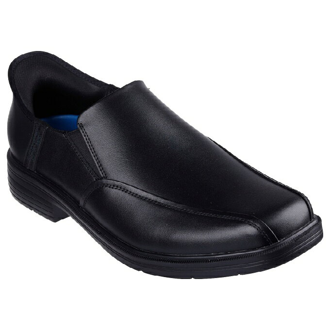 モダンな快適さとトラクション性の高さを組み合わせた、Skechers Hands Free Slip-ins(R)（スケッチャーズ ハンズフリー スリップインズ） Relaxed Fit(R)（リラックスドフィット）/キャスウェル - フラントーネ。独自のHeel Pillow(TM)（ヒールピロー）デザインを採用したバイクトゥスタイル。レザーと合成素材のアッパーに、履きやすさを追求したツインゴアパネル、クッション性のあるSkechers Memory Foam(TM)（スケッチャーズ メモリーフォーム）のインソールが特長です。 ■カラー：BLK ■サイズ：25.0～28.0cm ■素材：天然皮革＋人工皮革＋合成繊維 ■原産国：ベトナム ■着用感：リラックスドフィット ■機能：スリップインズ 検索ワード：ビジネス オフィス 事務
