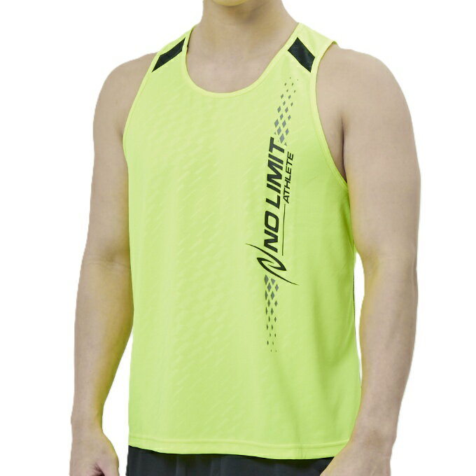 Shirts - ニシスポーツ(NISHI) 陸上 ウェア ノースリーブ メンズ UVカットエンボスプラクティスタンク 2811A623-750 run