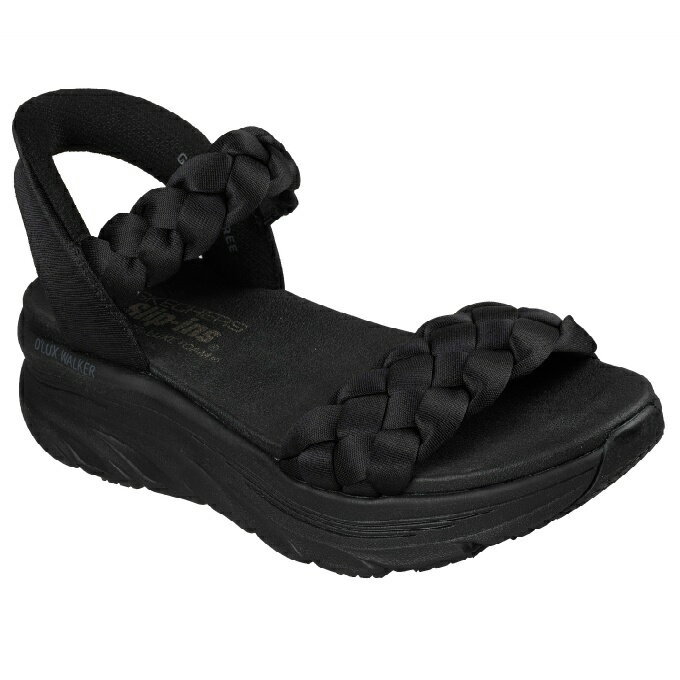 樂天商城 - スケッチャーズ SKECHERS ストラップサンダル レディース SLP DX WKサンダル 163589-BBK run