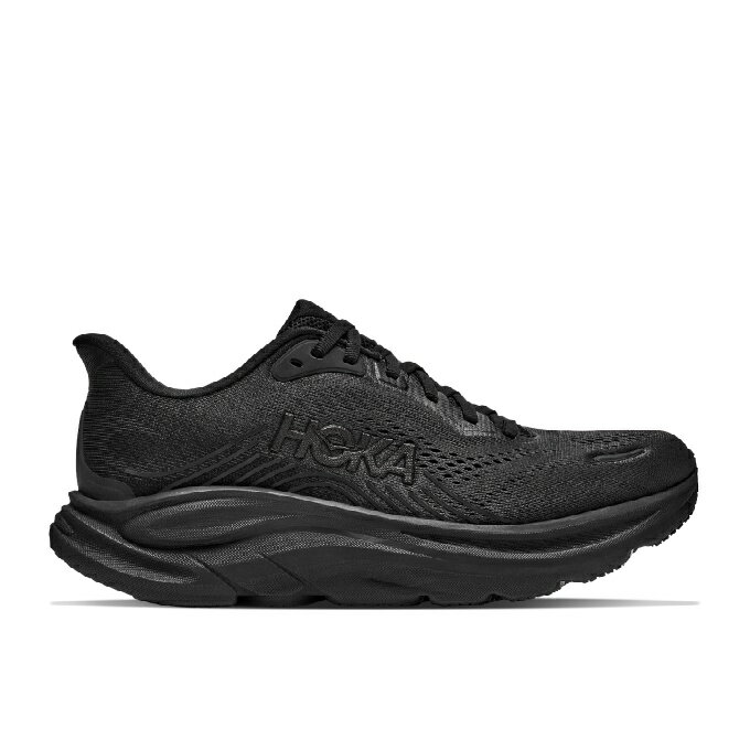 デイリーラン向けの頼れるトレーニングシューズ。Clifton（クリフトン）はHOKAのクッション性を体現する中核モデルとして11シーズンにわたり愛され続けてきました。多くのファンを獲得したオリジナルモデルのスムーズなライド感はそのままに、最新モデルでは、クッション性の高いコンプレッション成型フォームと改良型のメッシュアッパーを融合。リフレクター素材とシリコンタッチポイントでデザインを刷新しつつ、デイリーラン中のタンのズレを抑える二重レースロックも搭載しています。 アッパーを刷新したClifton 11では、改良型のエンジニアードメッシュアッパーと、より柔らかく高級感のあるソックライナーを採用しています。 ■カラー：BBLC ■サイズ：22.5～25.0cm ■足幅：レギュラー/ワイズB相当 ■本体重量／耐荷重：231g (24.5cm) ■素材：ポリエステル、熱可塑ポリウレタン、ポリウレタン ■原産国：ベトナム 検索ワード：shoes シューズ 靴 マラソンシューズ トレーニング クッション重視 ジョギング ランニング