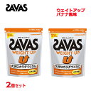 ザバス プロテイン 2点セット ウェイトアップ バナナ風味 1260g 60食分 CZ7037 SAVAS run