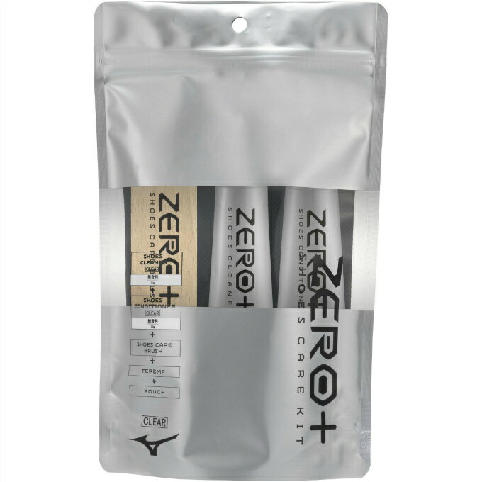 ミズノ サッカー シューケアセット ゼロプラス シューズケアキット クリア P1GZ010200 MIZUNO sc