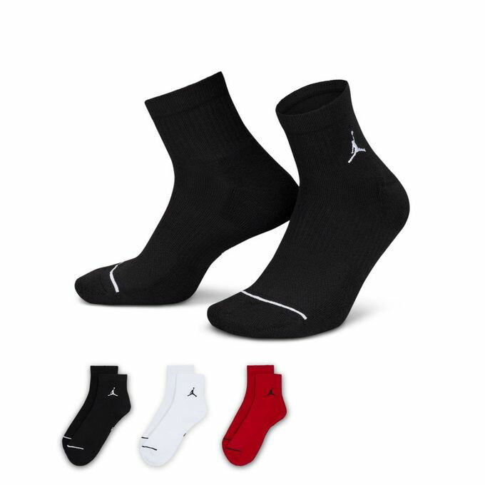 ジョーダン JORDAN バスケットボール パックソックス メンズ レディース JDエブリデイ アンクル3Pソックス DX9655-902 sc