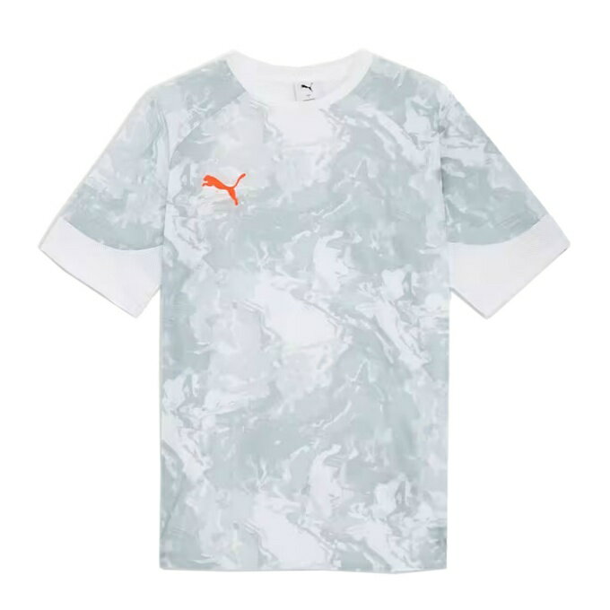 【メール便送料無料】プーマ サッカーウェア プラクティスシャツ 半袖 メンズ サッカー INDIVIDUAL PUMAFTBL プロ AOP 半袖 シャツ 66...