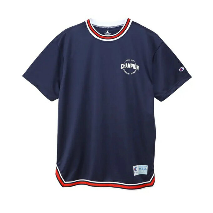 チャンピオン Champion バスケットボールウェア 半袖シャツ メンズ ショートスリーブTシャツ C3-BB352-370 【メール便可】 sc