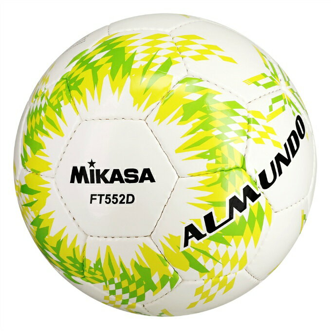ミカサ(MIKASA) サッカーボール 5号球 検定球 ALMUNDO 検定球5号 手縫い アルムンド FT552D-YLG sc