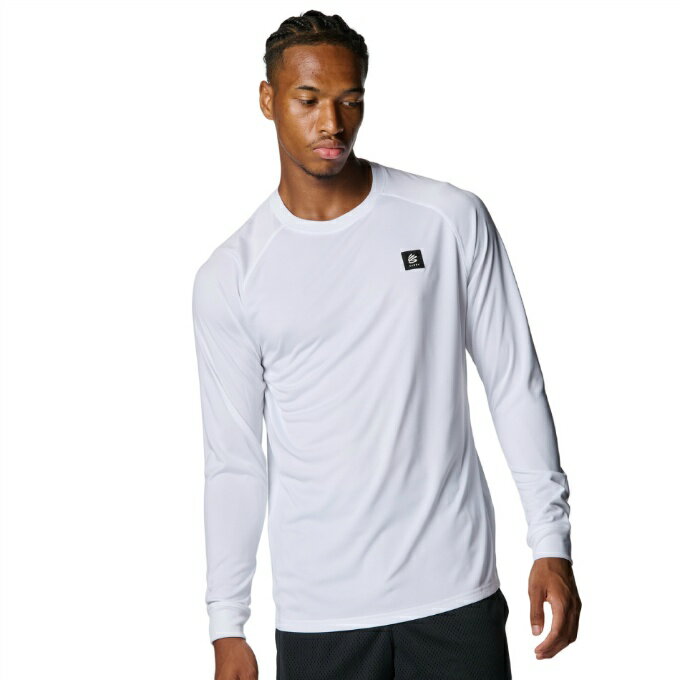 アンダーアーマー(UNDER ARMOUR) バスケットボール 長袖シャツ ジュニア カリー テック グラフィック ロングスリーブ Tシャツ 6007864-100 sc