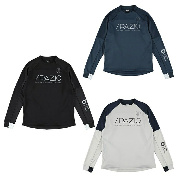スパッツィオ(SPAZIO) サッカーウェア ピステトップ メンズ パネル切替 トレーニングトップ GE-1129 sc