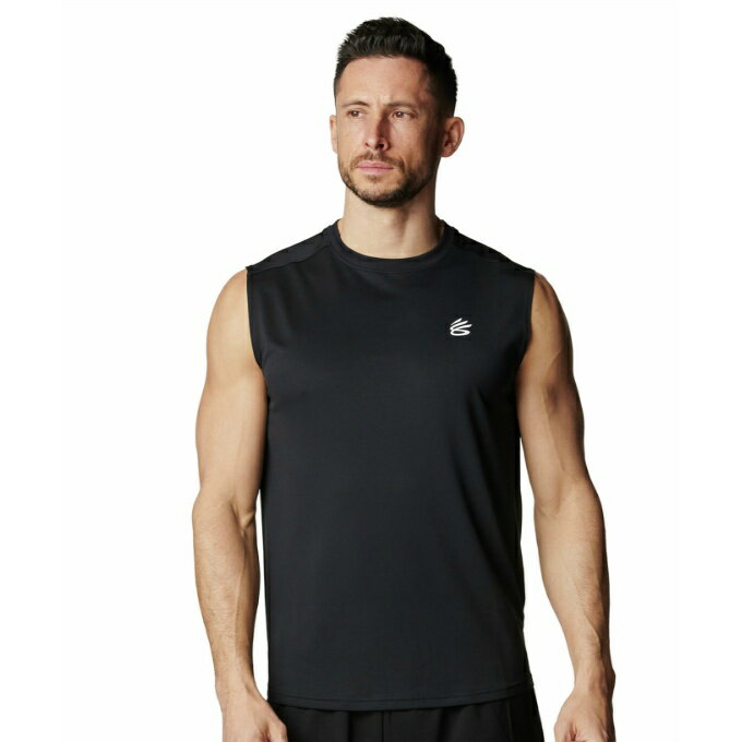 乐天商城 - アンダーアーマー(UNDER ARMOUR) バスケットボールウェア ノースリーブ メンズ CURRY TECH SLEEVELESS TANK 6012509-001 sc