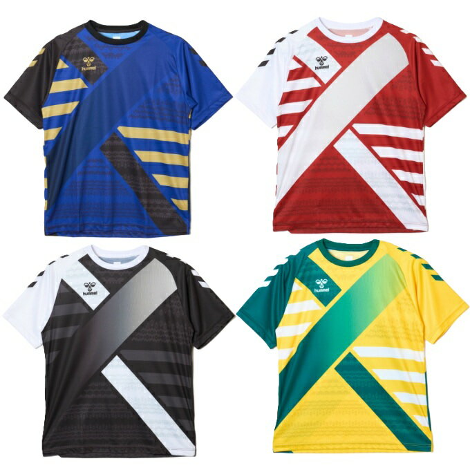 乐天商城 - ヒュンメル(hummel) サッカーウェア プラクティスシャツ 半袖 メンズ S/S プレマッチ プラシャツ HAP1247 sc