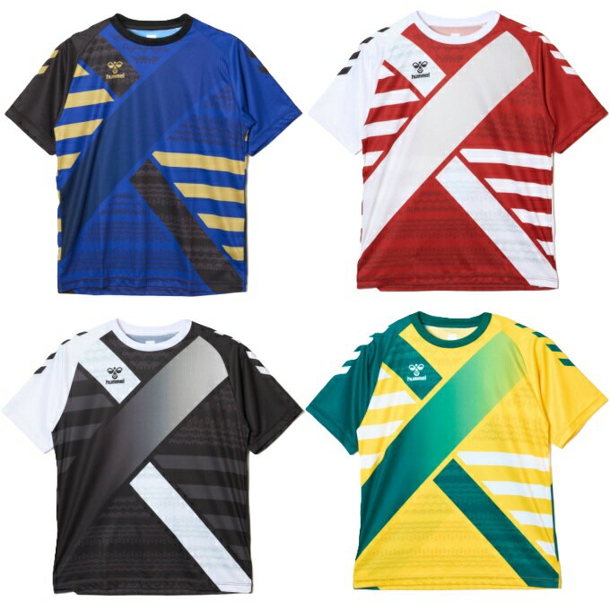 乐天商城 - ヒュンメル(hummel) サッカーウェア 半袖シャツ ジュニア S/S プレマッチ プラシャツ HJP1247 sc