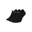 ナイキ ソックス 靴下 3足組 メンズ レディース Everyday Cushion No Show エブリデイ クッション ノーショウ SX7673 010 ...