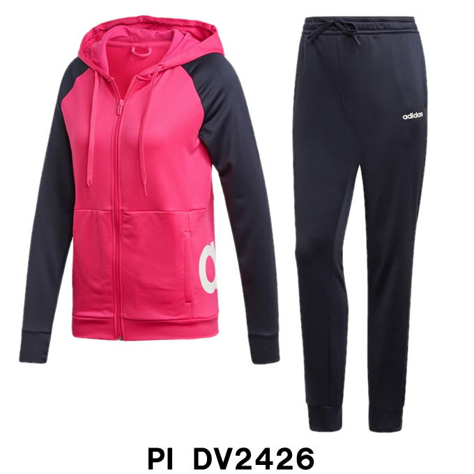 楽天市場 アディダス ジャージ 上下セット セットアップ レディース 女性 リニア フーディー トラックスーツ Frz95 Adidas Sw ヒマラヤトレーニングフィットネス