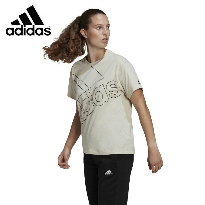 アディダス Tシャツ 半袖 レディース ジャイアント ロゴ Tシャツ Giant Logo Tee GM5571 28848 adidas 【メール便可】 swのサムネイル
