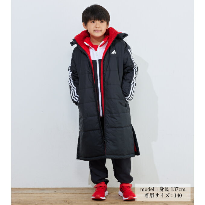 【最大1000円OFFクーポン！~11/27 1:59】アディダス ベンチコート ジュニア YK BOA ロングコート M4004-HM7167 adidas swのサムネイル