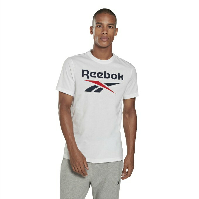 リーボック Reebok Tシャツ 半袖 メンズ グラフィック シリーズ リーボック スタックト Tシャツ GI8506 IEH23【メール便可】 swのサムネイル