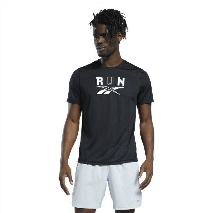 リーボック Reebok Tシャツ 半袖 メンズ ランニング スピードウィック グラフィック Tシャツ Running Speedwick Graphic T-Shirt GR9241 BG391【メール便可】 sw