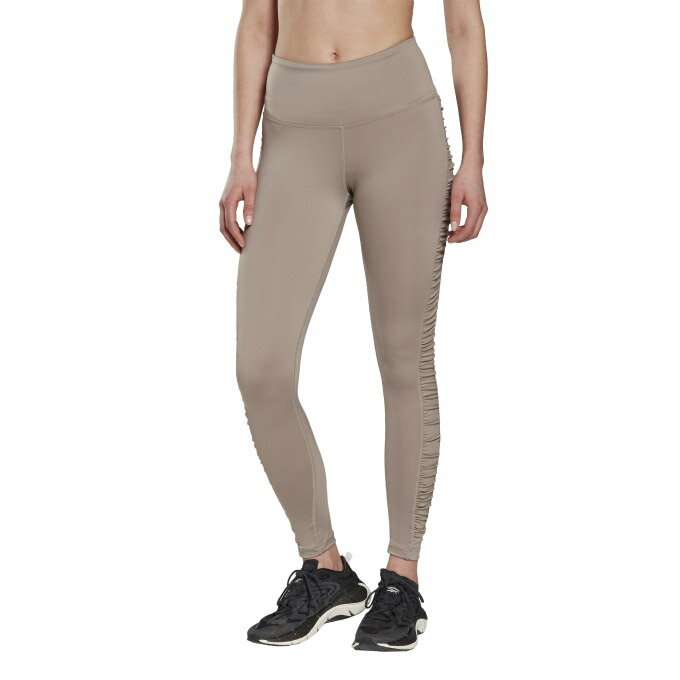 リーボック Reebok ロングタイツ レディース ボールド ハイウエスト ルーシュ タイツ Bold High-Waisted Ruched Tights H56371 【メー..